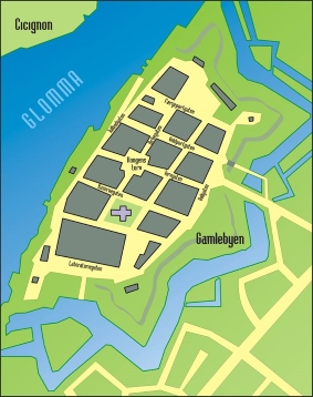 Gamlebyen i Fredrikstad. I Fredrikstads kommune, frmedlad av Irene Beatrice Brevad.